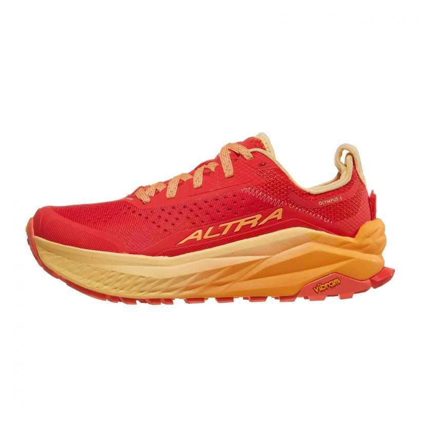 Sapatos femininos Altra Olympus 6 vermelho laranja