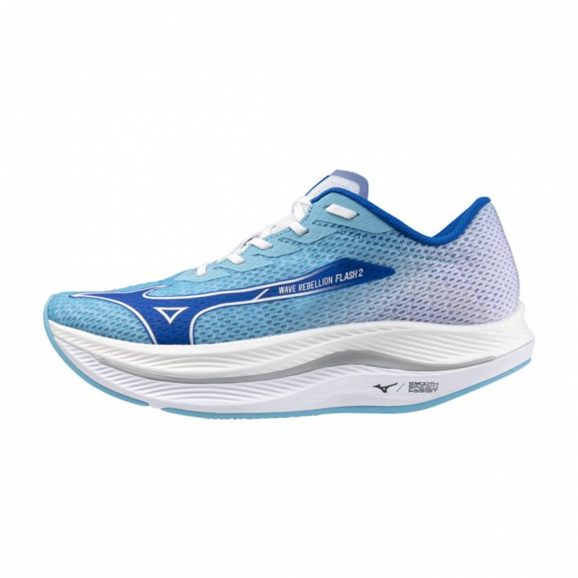 Buty Mizuno Wave Rebellion Flash 2 Niebiesko-białe