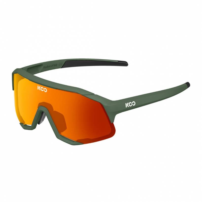 KOO Demos Lunettes Vert Mat Verres Orange