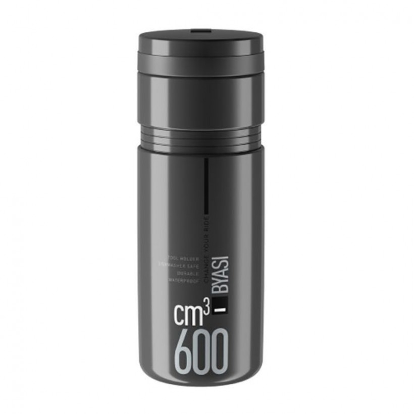 Borraccia Porta Attrezzi Elite Byasi Grigio Scuro 600cc