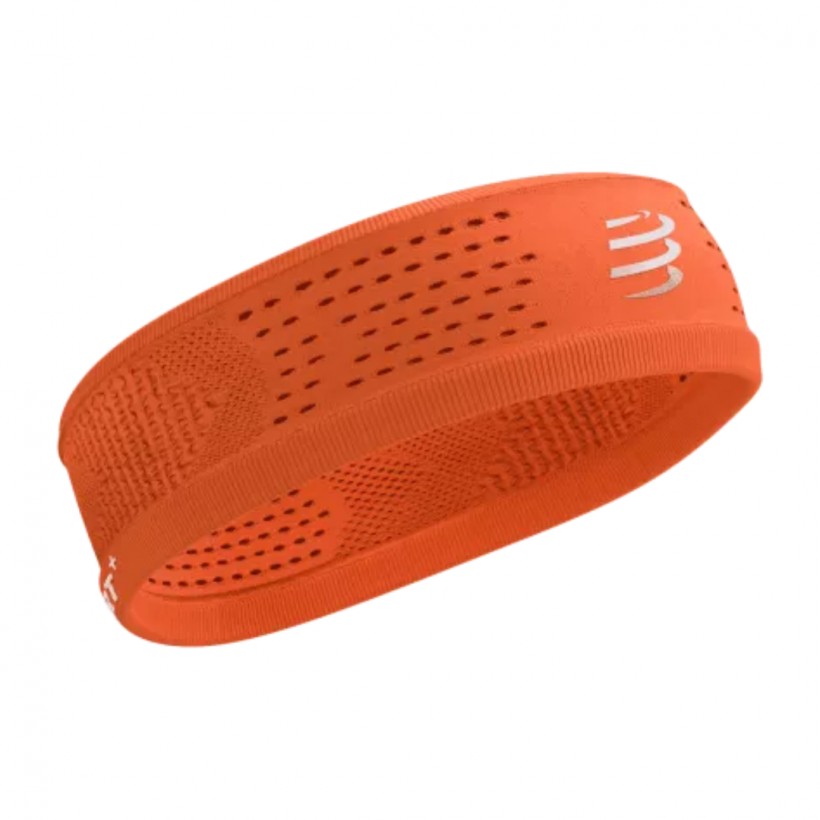Cinta Fina Compressport On/Off Naranja