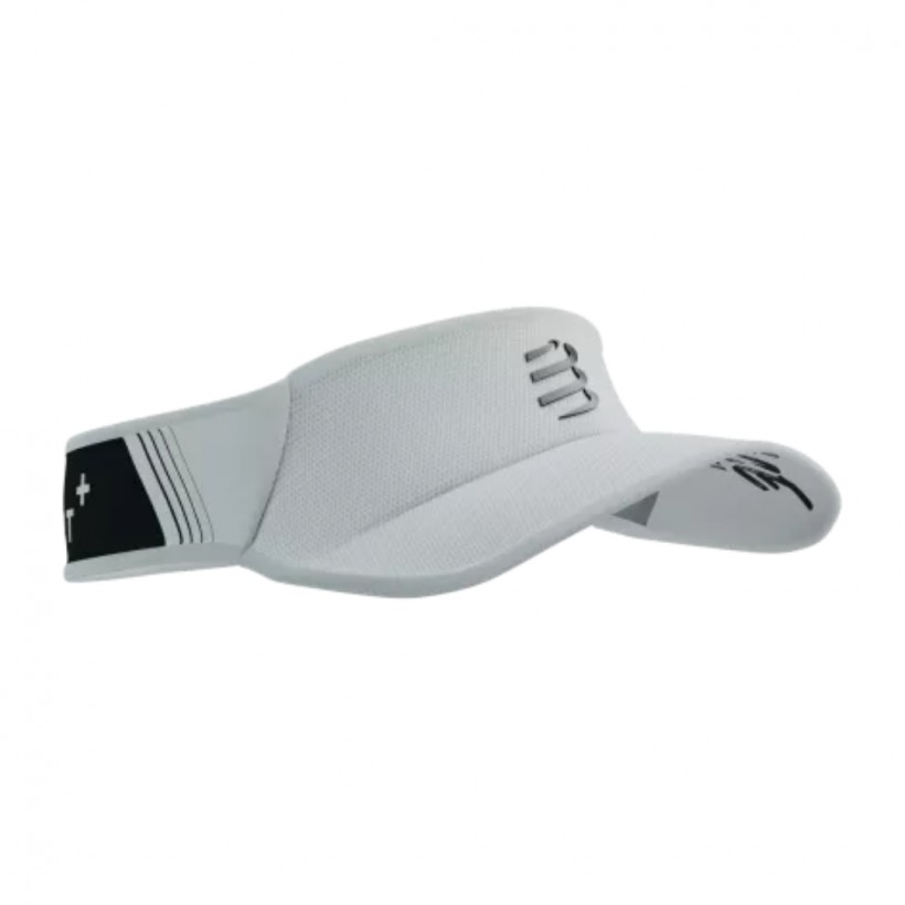 Visière Compressport Ultralight blanc noir