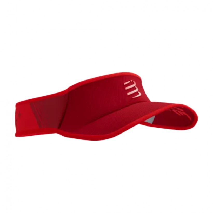 Visiera rossa ultraleggera Compressport