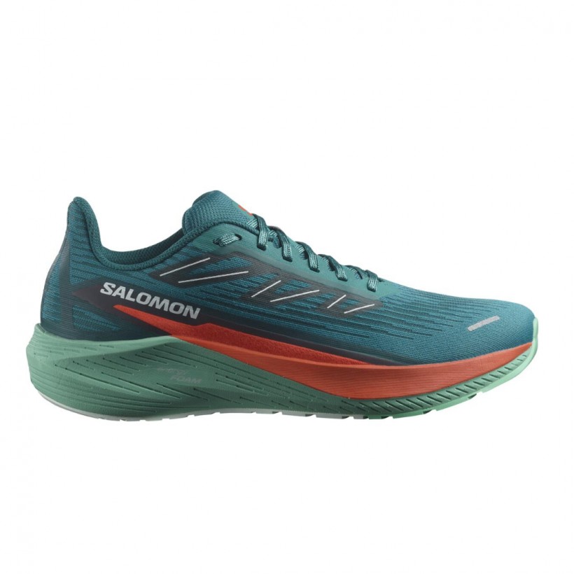 Scarpe Salomon Aero Blaze 2 Blu Arancione