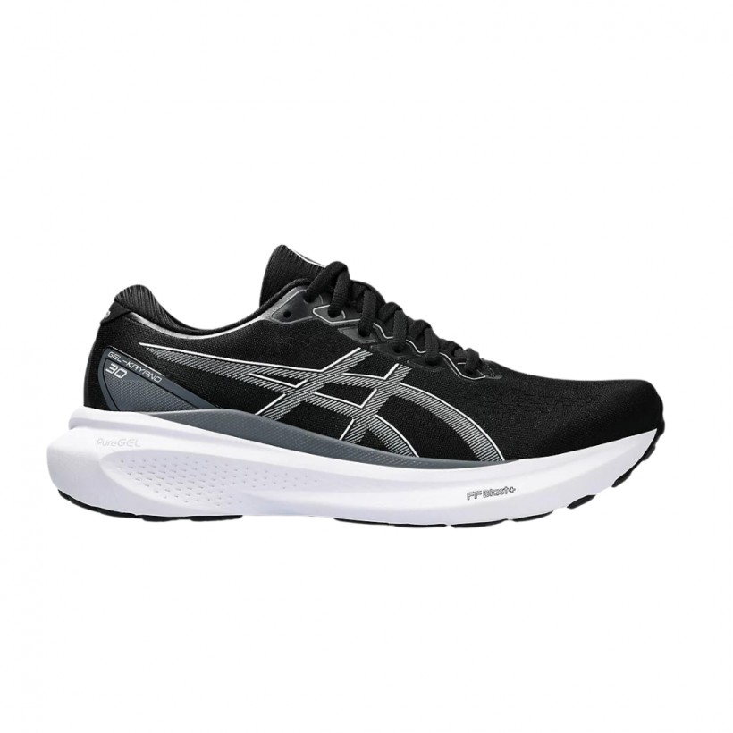 Asics Gel-Kayano 30 Wide Noir Blanc Chaussures