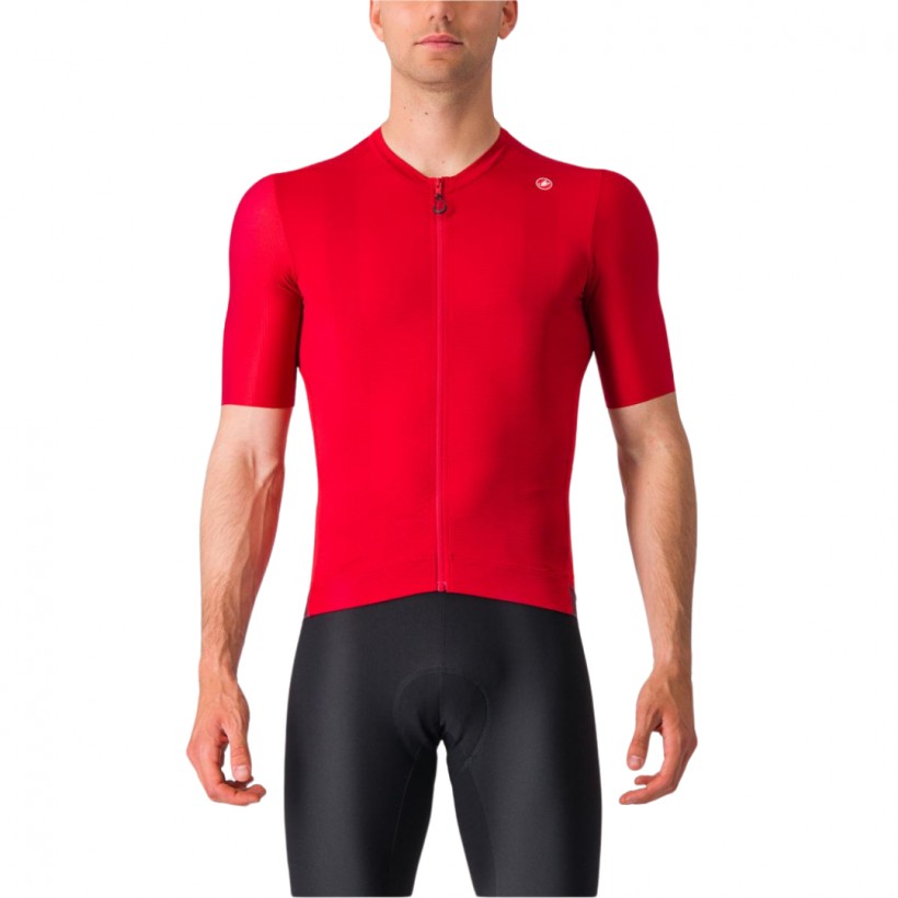 Maillot Castelli Espresso Manga Corta Rojo