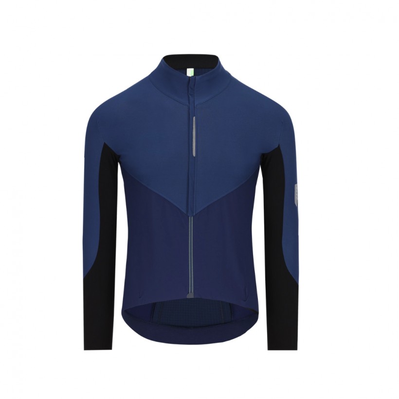 Maillot Q36.5 Dottore Hybrid Que Manga Larga Azul Negro