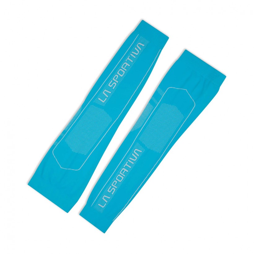 La Sportiva Trace Blau-weiße Armstulpen