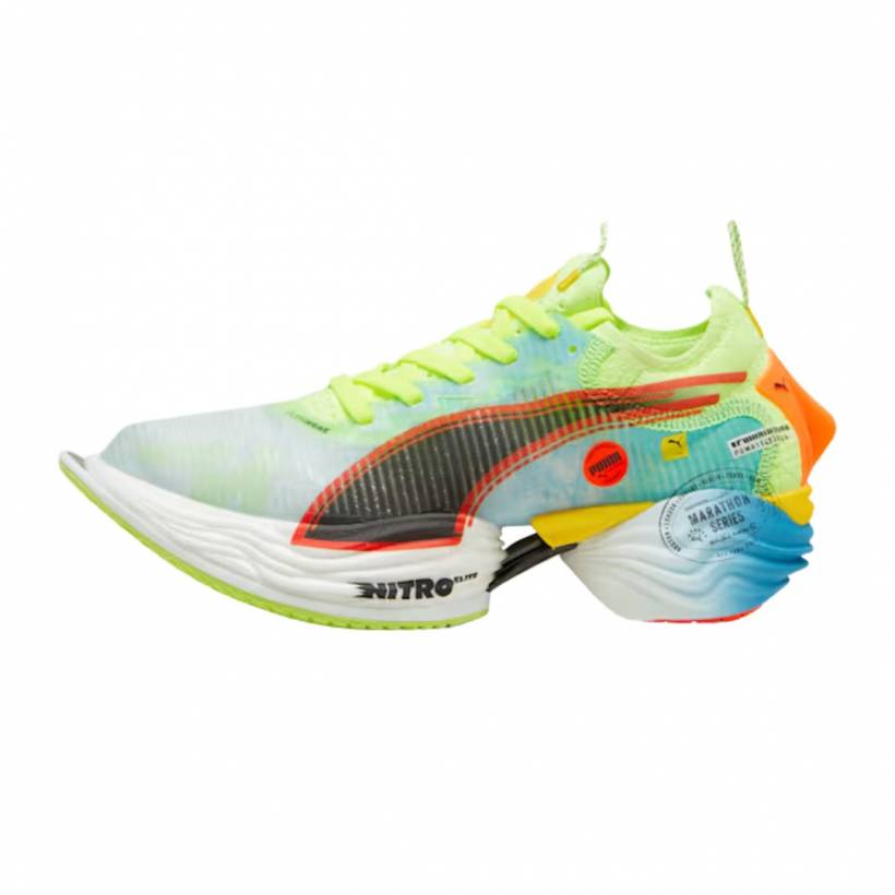 Puma Fast-R NITRO Elite 2 Marathon Series Blue Green  Women's Running Shoes