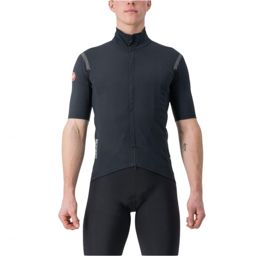 Maillot Castelli Gabba RoS 2 Krótki Rękaw Czarny Szary