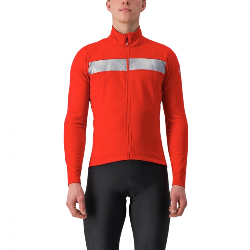 Giacca Castelli Raddoppia 3 Rosso Grigio