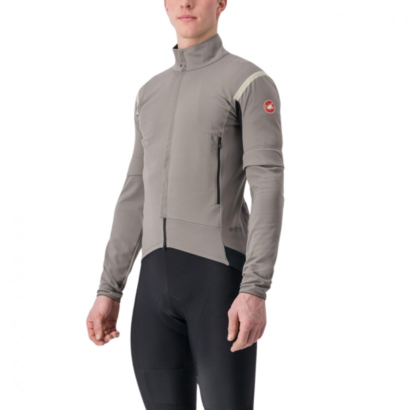 Castelli Perfetto RoS 2 Cabrio-Jacke Grau Schwarz