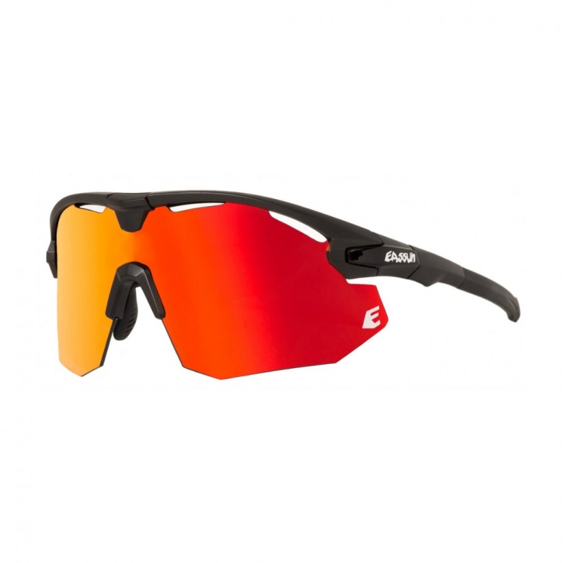 Lunettes Eassun Giant Kat.2 Noir Verre Rouge