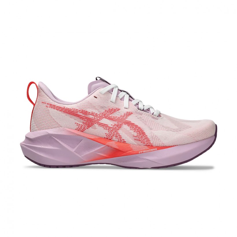 Chaussures Femme Asics Novablast 5 Rose Rouge SS25