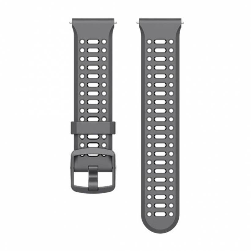 Pulseira de silicone cinza Coros Pace 3 22 mm