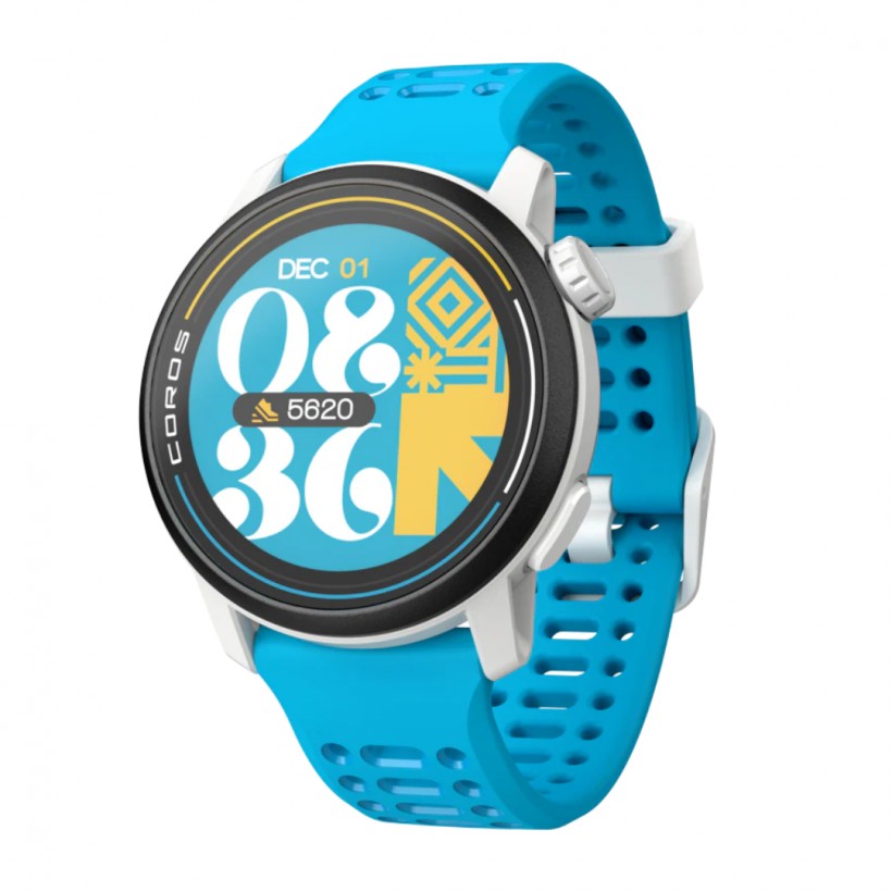Relógio Coros Pace 3 Valencia Edition GPS Silicone Azul