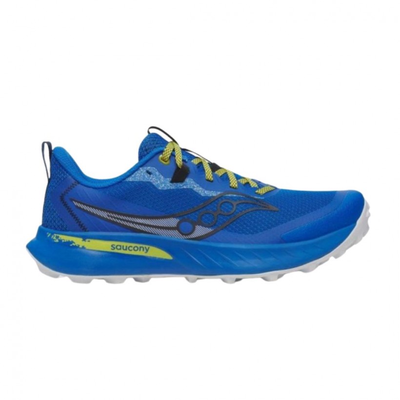 Chaussures Saucony Peregrine 15 Bleu Jaune SS25