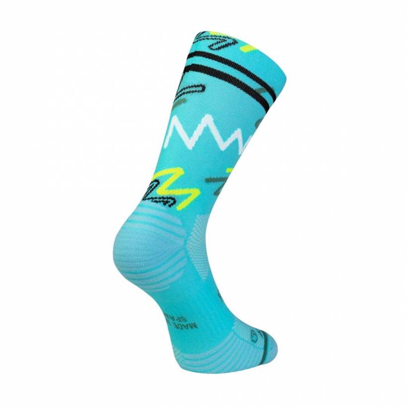 Sporcks BPM Socken Blau Schwarz Gelb