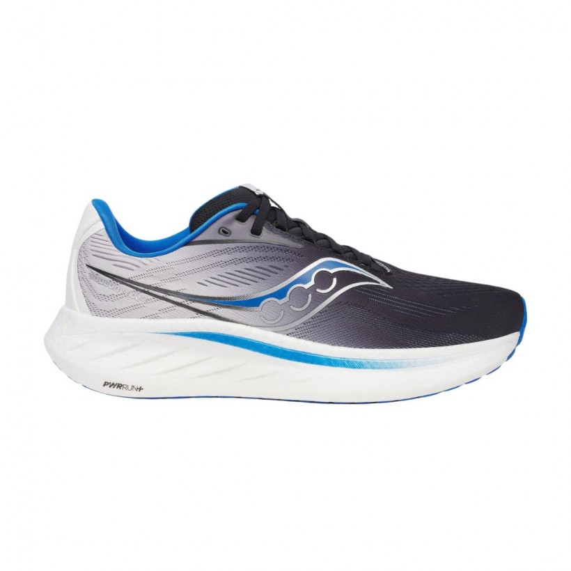 Sapatos Saucony Ride 18 Preto Azul SS25