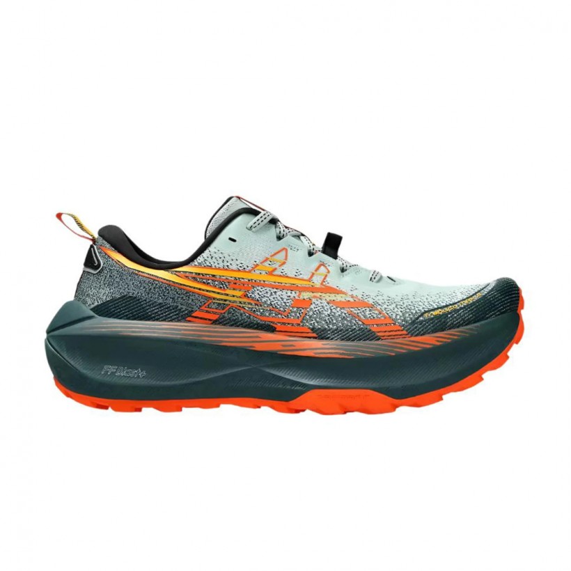 Buty Asics Trabuco Max 4 niebieskie pomarańczowe SS25