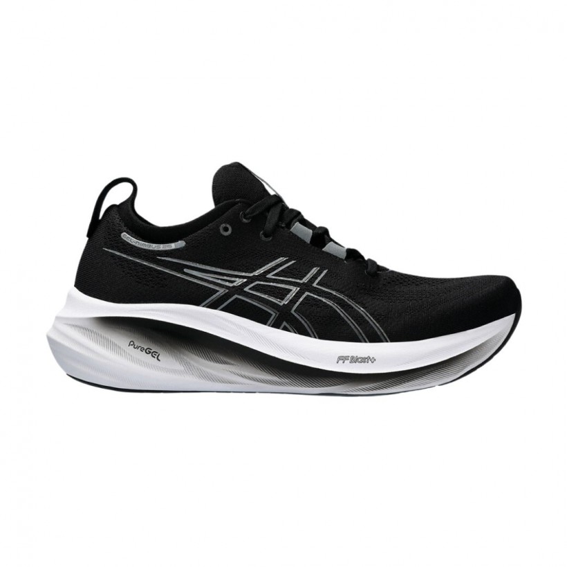 Tênis Asics Gel-Nimbus 26 Extra Wide Preto Cinza SS25