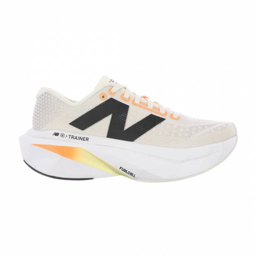 Chaussures Femme New Balance FuelCell SuperComp Trainer v3 Blanc Beige SS25