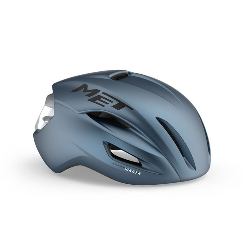 Capacete Met Manta Mips azul cinzento