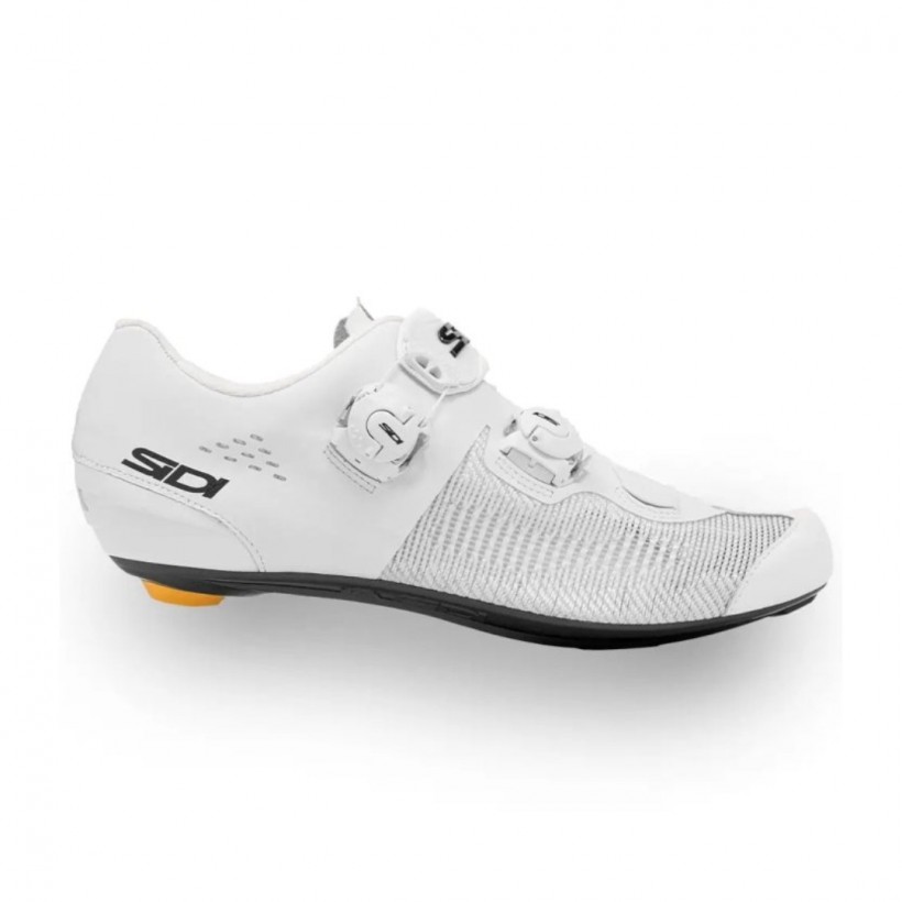 Baskets blanches tricotées SIDI Genius 10