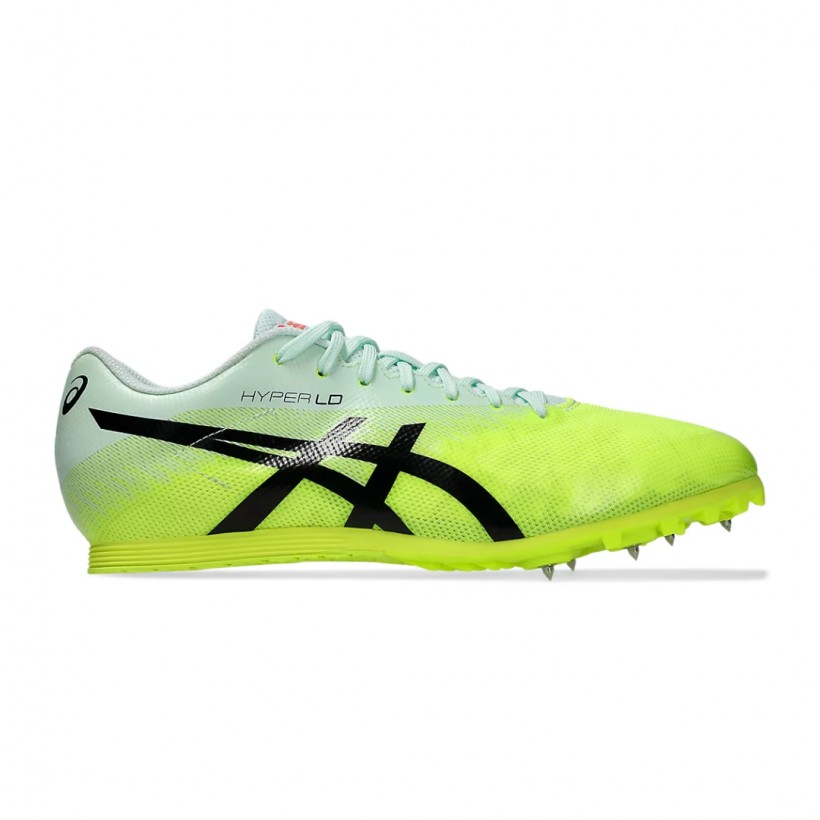 Asics Hyper LD Gelb Schwarz SS25 Unisex Laufschuhe