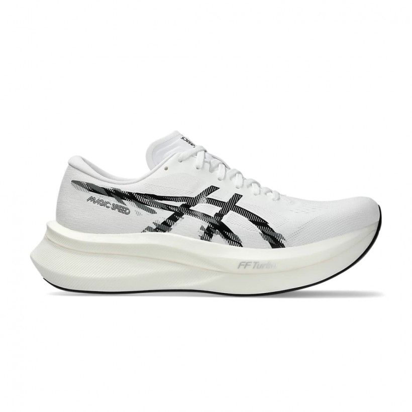 Tênis Asics Magic Speed 4 Branco Preto SS25