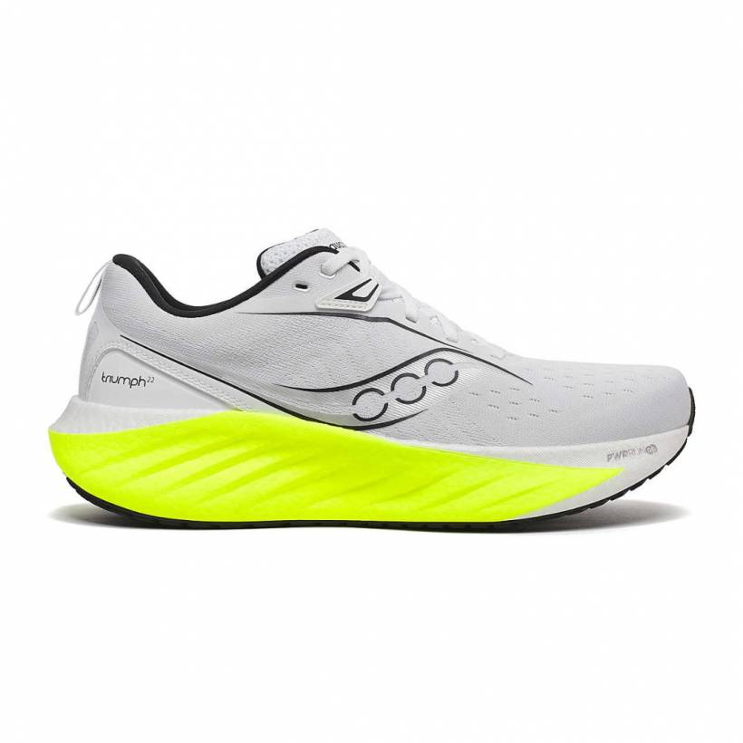 Zapatillas Saucony Triumph 22 Gris Amarillo SS25