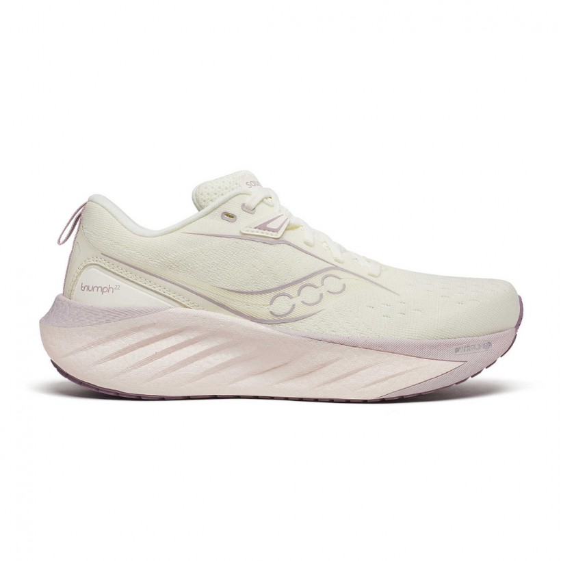 Scarpe Saucony Triumph 22 Beige Viola Donna