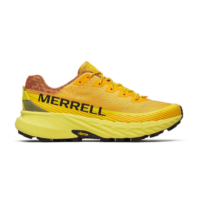 Zapatillas Merrell Agility Peak 5 Naranja Amarillo SS25