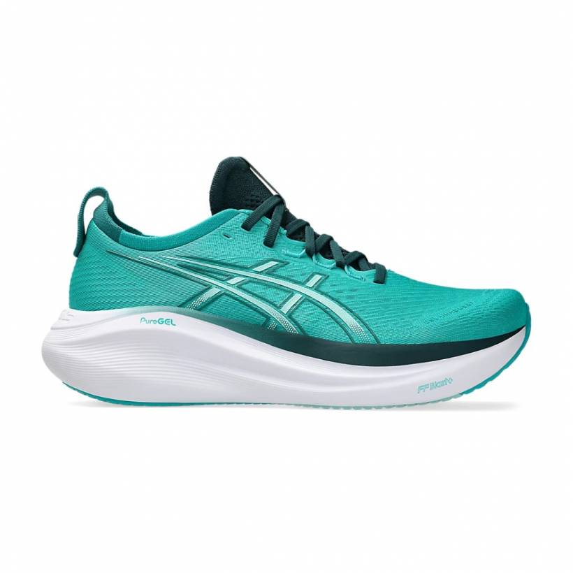 Ténis Asics Gel-Nimbus 27 Verde Preto SS25