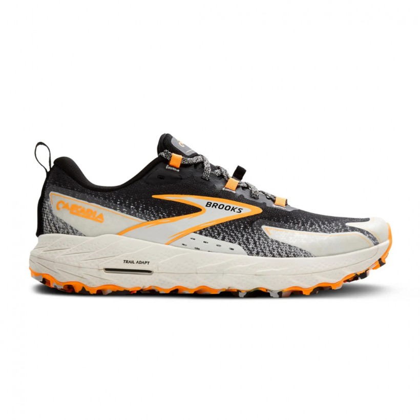 Scarpe Brooks Cascadia 18 Nero Beige SS25