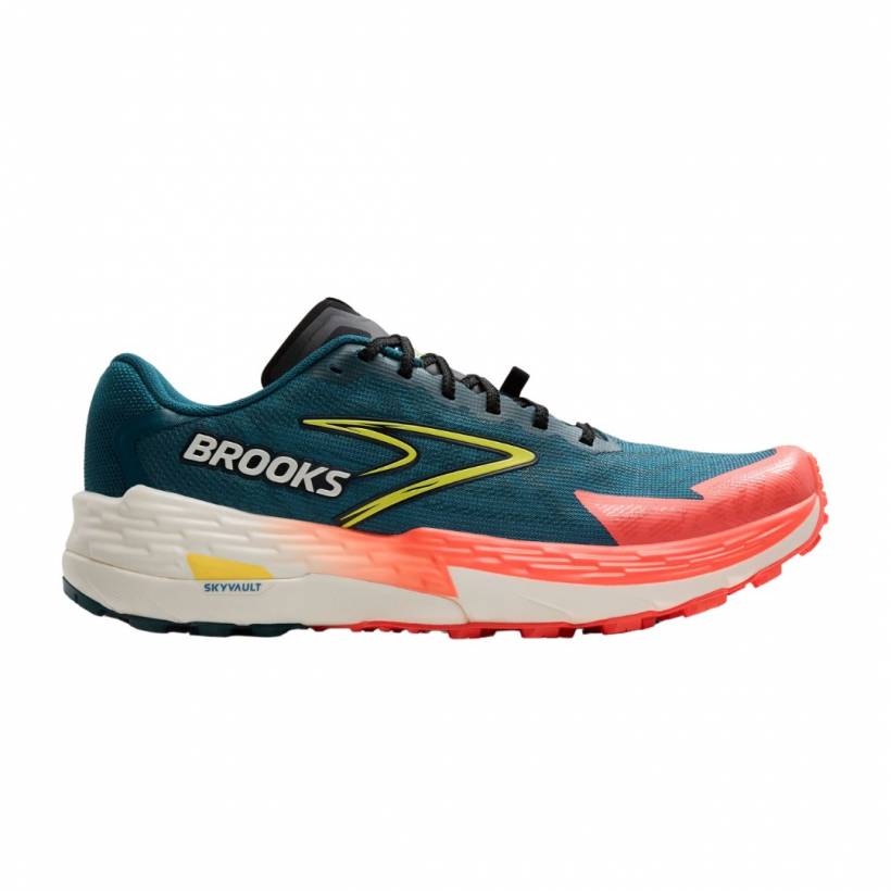 Scarpe Brooks Catamount 4 Blu Rosso SS25