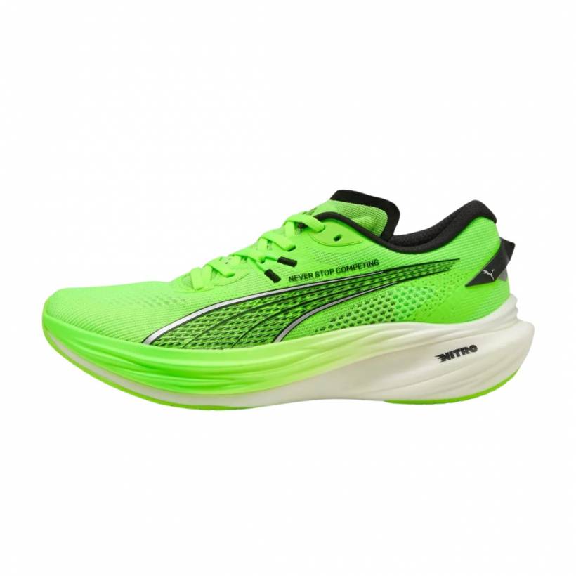 Puma Deviate Nitro 3 Hyrox Schuhe Grün SS25