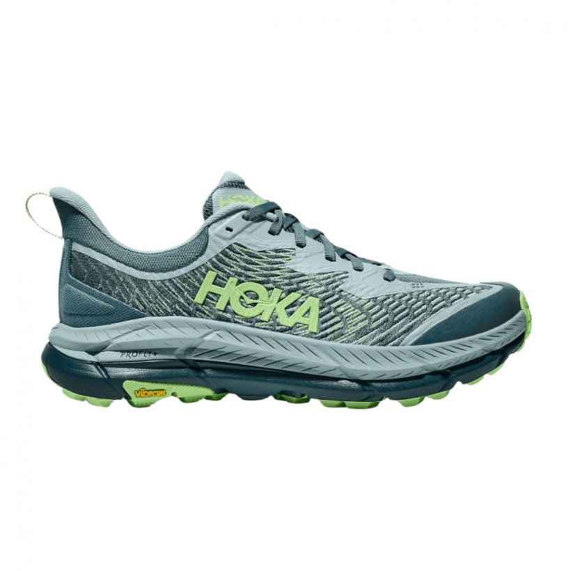 Tênis Hoka Mafate Speed 4 Azul Verde SS25
