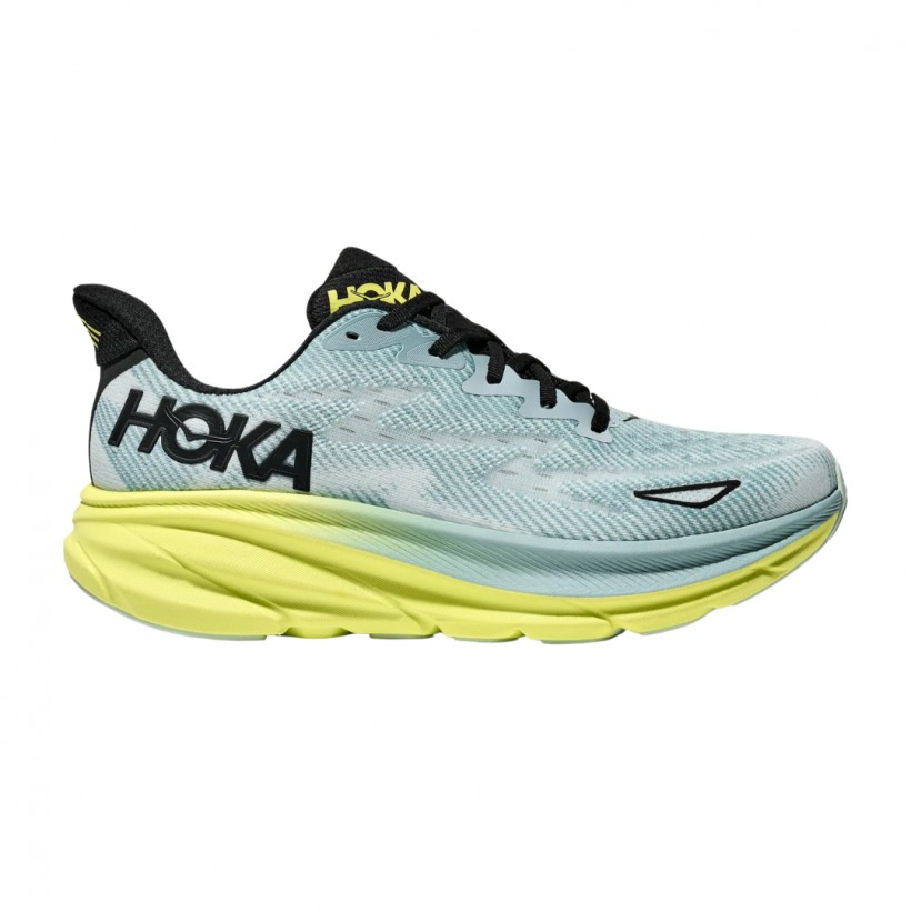 Scarpe Hoka Clifton 9 Blu Giallo SS25