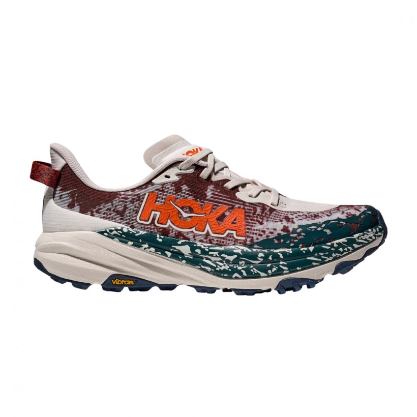 Tênis Hoka Speedgoat 6 Vermelho Verde SS25