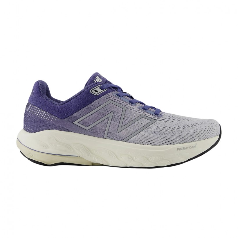 Zapatillas New Balance Fresh Foam X 860v14 Morado Blanco SS25 Mujer