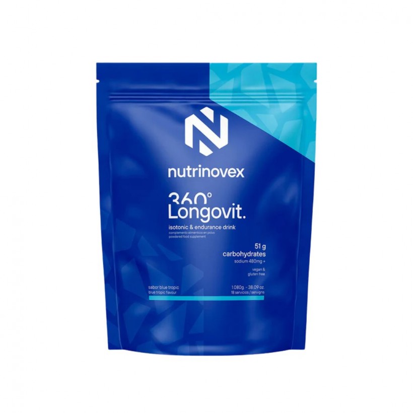 Bebida Isotonica Nutrinovex Longovit 360 1080g Blue Tropic