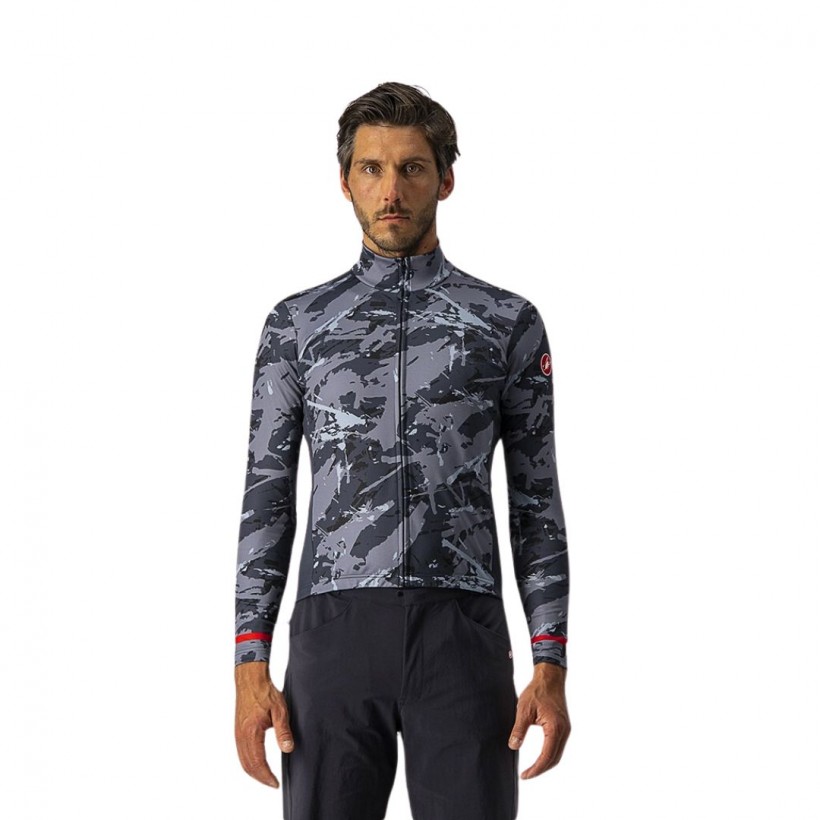 Chaqueta Castelli Maillot Termico Azul Gris