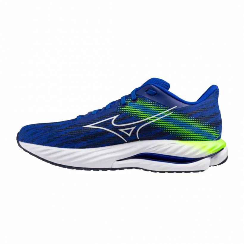 Mizuno Wave Inspire 21 Blue Yellow Shoes SS25
