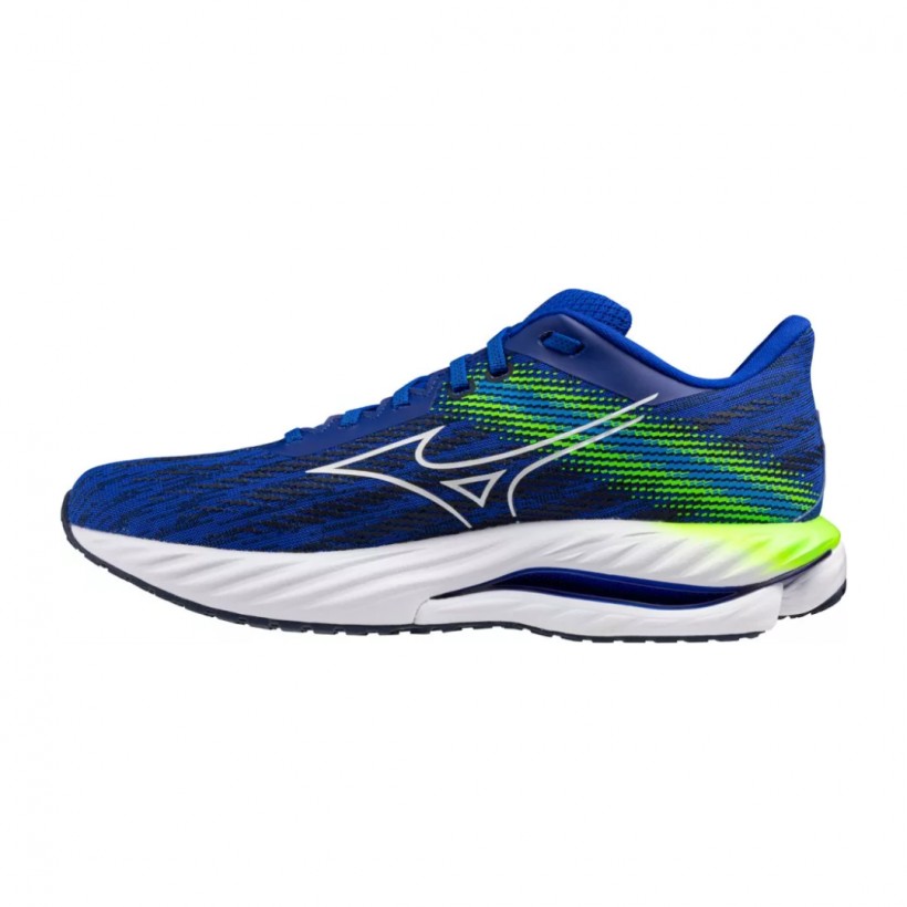 Tênis Mizuno Wave Inspire 21 Azul Amarelo SS25