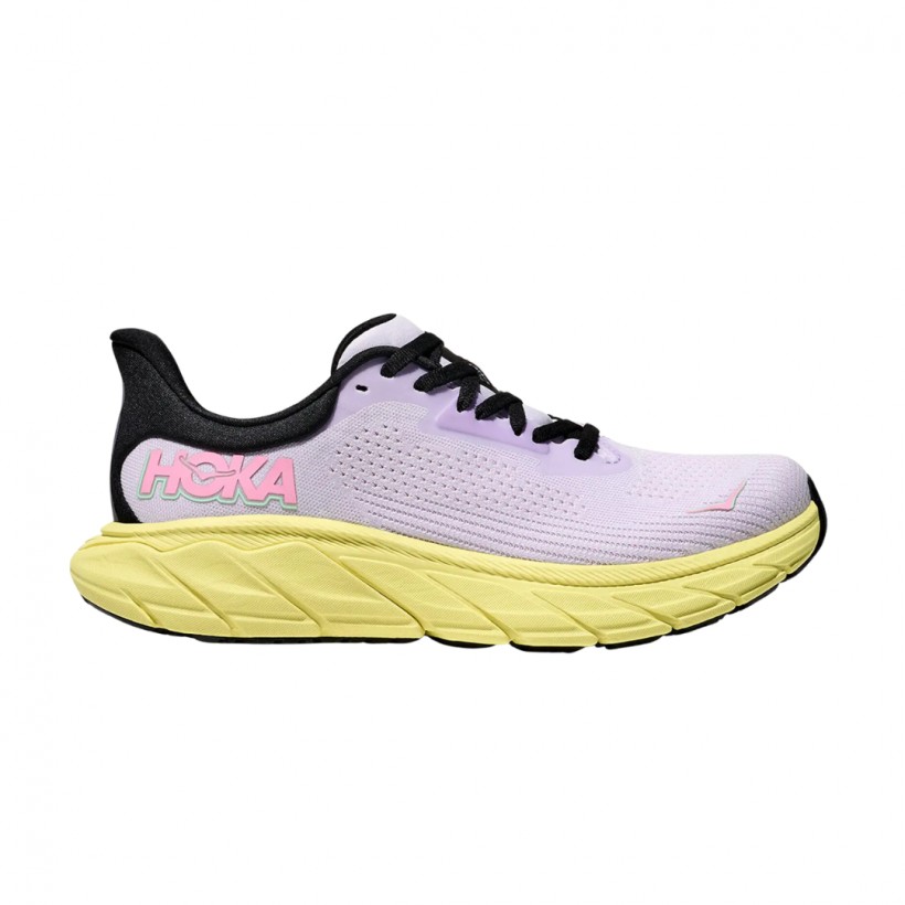 Scarpe Hoka Arahi 7 Rosa Giallo SS25 Donna