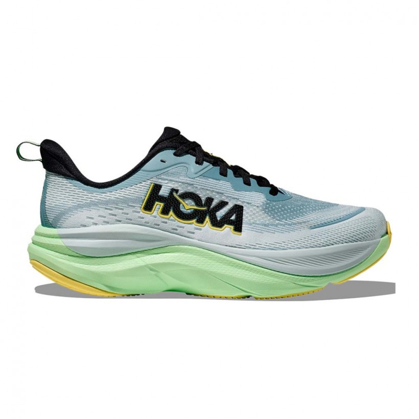 Hoka Skyflow Schuhe Blau Grün SS25