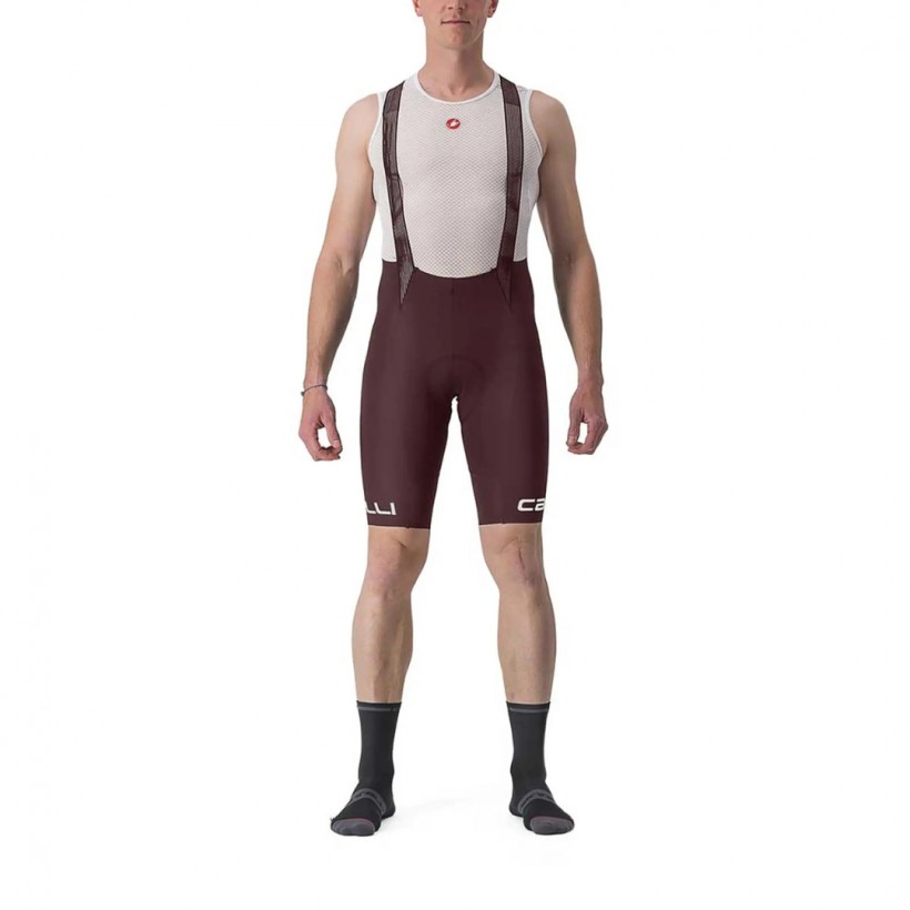 Castelli Free Aero RC Classic Trägerhose Rot