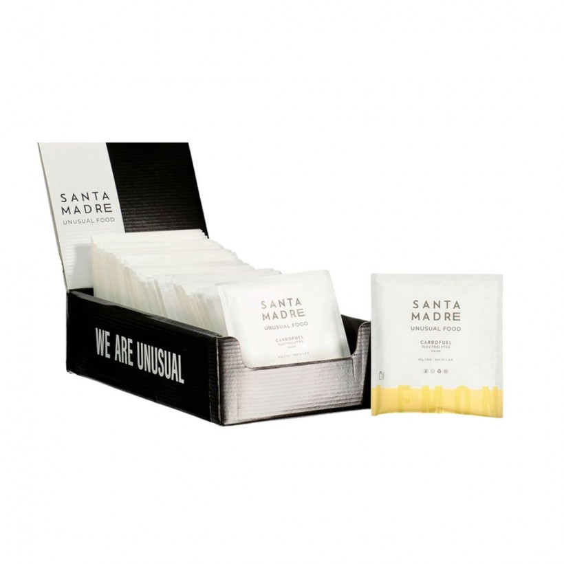 Scatola di Bevanda Santa Madre CarboFuel 45CHO Limone 30x52g