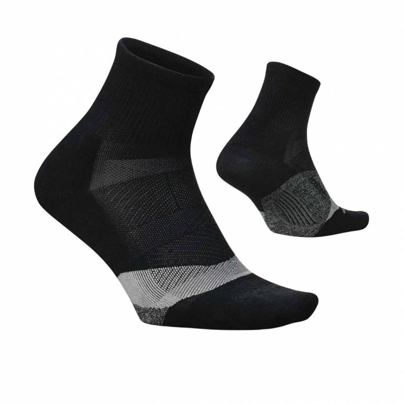 Calzini Feetures Elite Light Cushion Quarter Nero